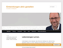 Tablet Screenshot of entwicklungspotenziale.de